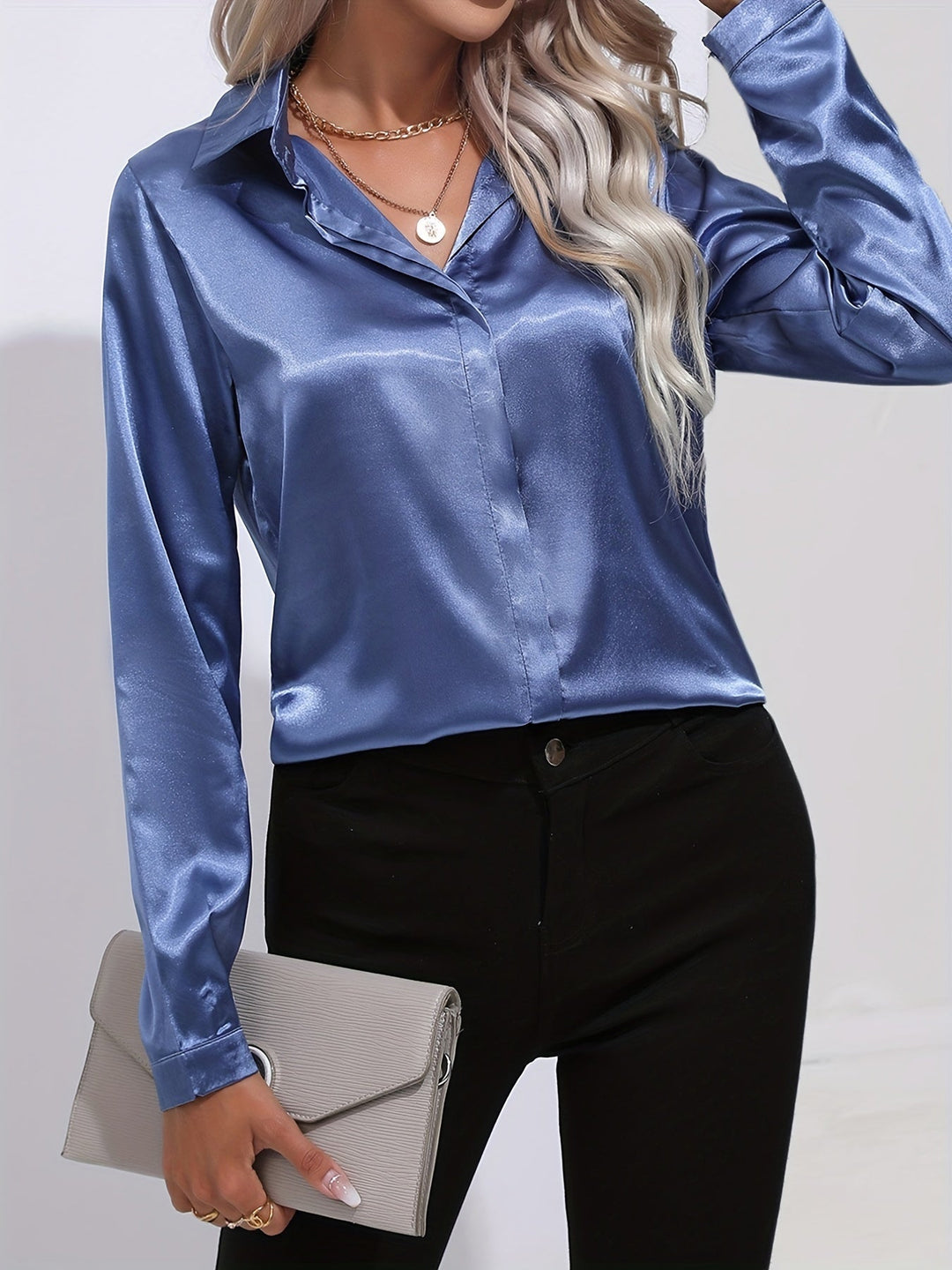 Blouse Femme Élégante en Tissu Doux 5