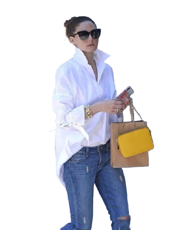 Blouse Femme Élégante en Tissu Luxueux 0