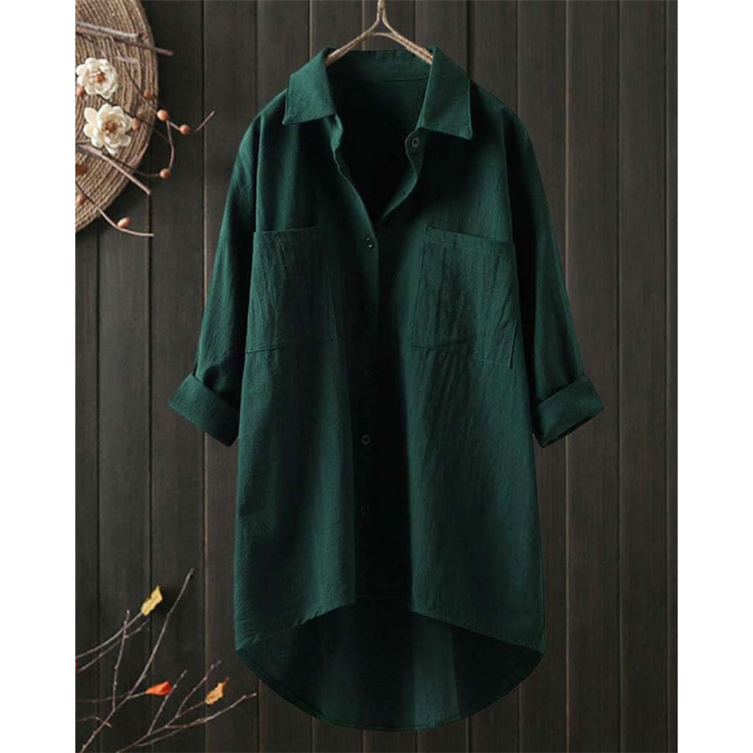 Blouse Femme Fluide à Manches Longues 4