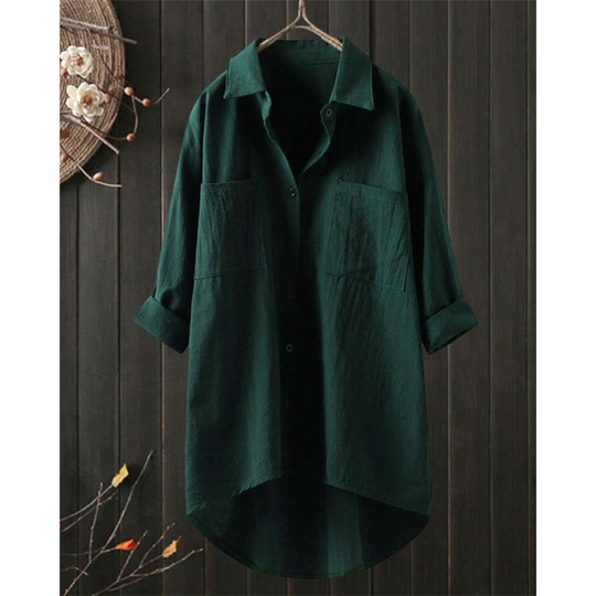 Blouse Femme Fluide à Manches Longues 4