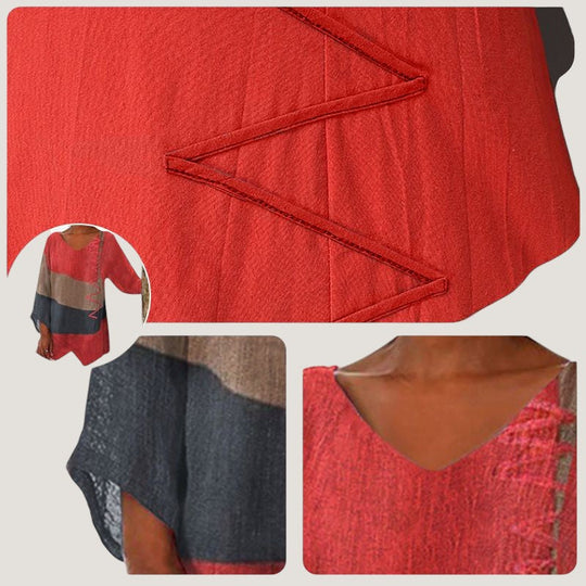 Blouse Femme Fluide en Mélange de Coton Tendance 2
