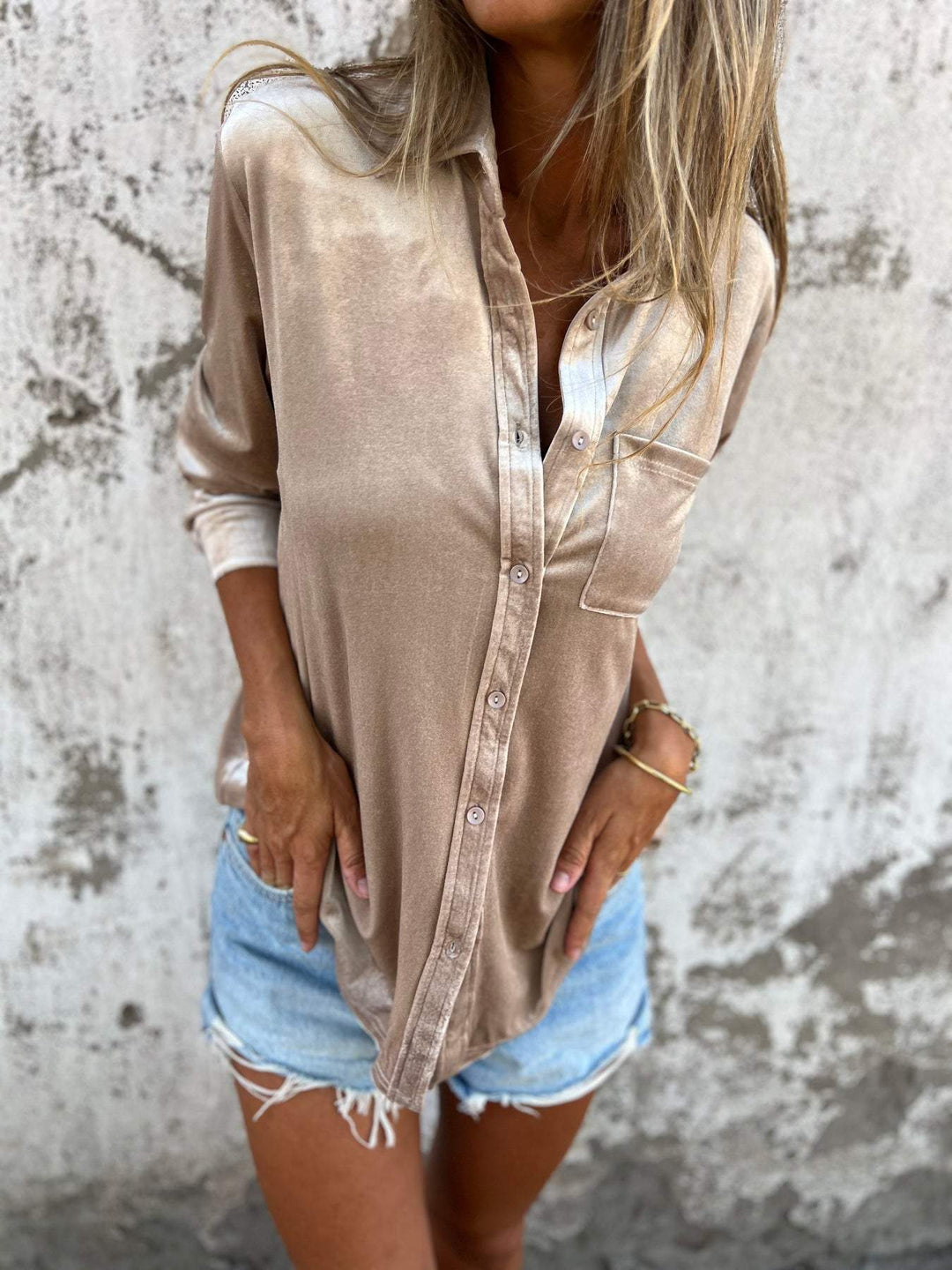 Blouse Femme Manches Longues Chic Polyvalente pour Toutes Occasions 5