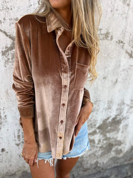 Blouse Femme Manches Longues Chic Polyvalente pour Toutes Occasions 9