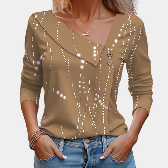 Blouse Femme à Imprimé Floral Élégant 1