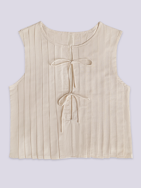 Blouse en Coton et Lin avec Bretelles pour Femmes 1