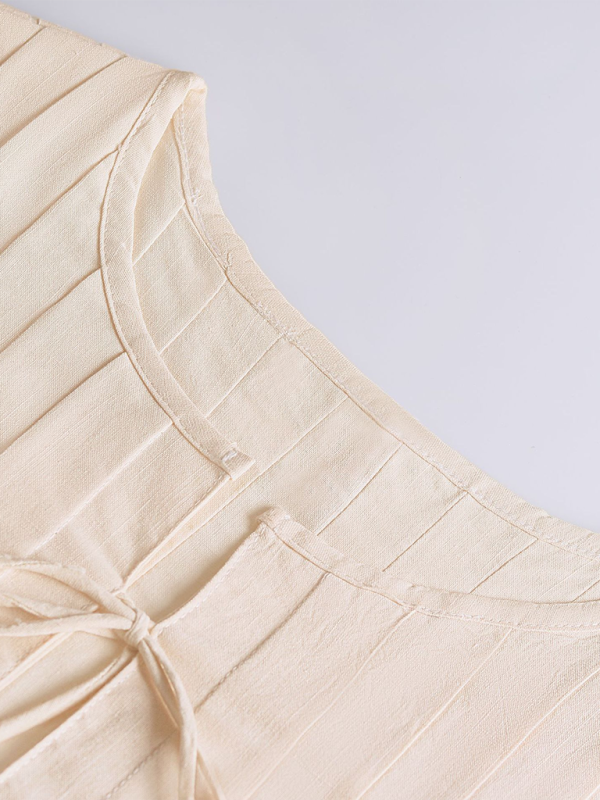 Blouse en Coton et Lin avec Bretelles pour Femmes 3