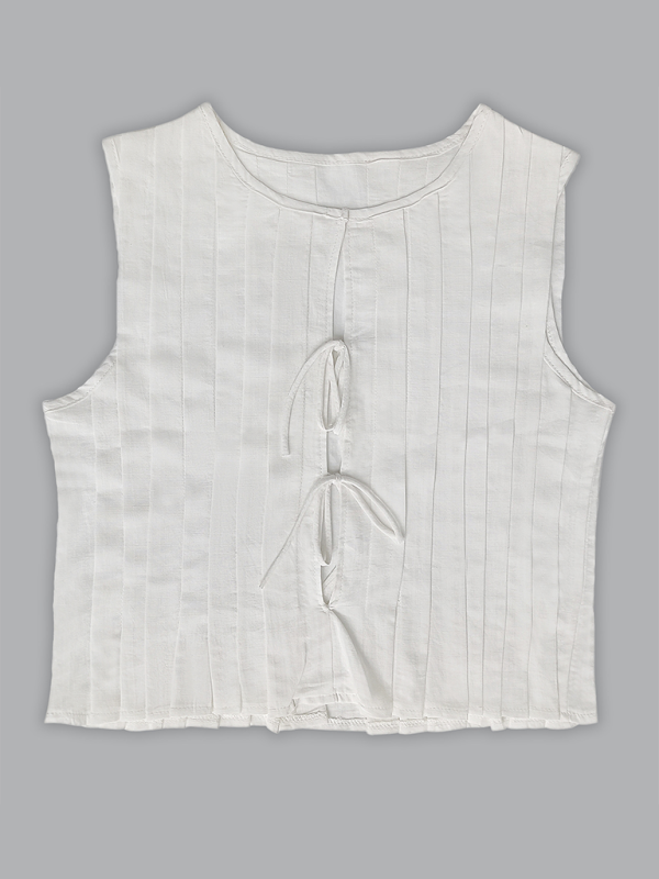 Blouse en Coton et Lin avec Bretelles pour Femmes 5