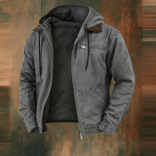 Blouson aviateur d'hiver pour homme au design moderne 2