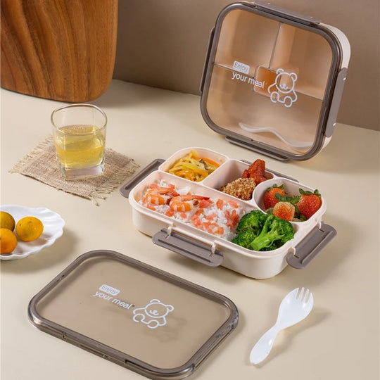 Boîte Hermétique de Conservation Alimentaire Compartimentée pour Transport Pratique 4