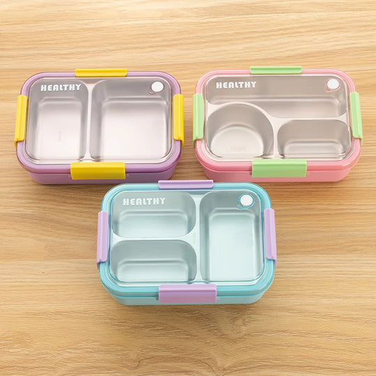 Boîte Repas Compartimentée Pratique - Idéale pour Boîte à Gouter et Boîte à Lunch 1