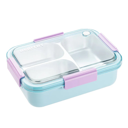 Boîte Repas Compartimentée Pratique - Idéale pour Boîte à Gouter et Boîte à Lunch 3