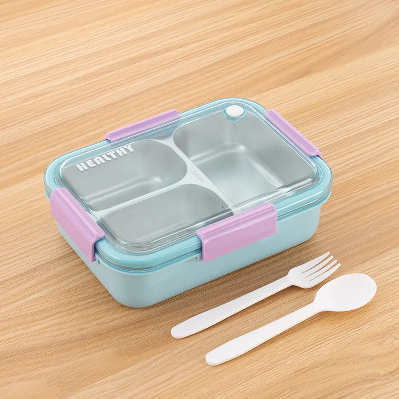 Boîte Repas Compartimentée Pratique - Idéale pour Boîte à Gouter et Boîte à Lunch 4