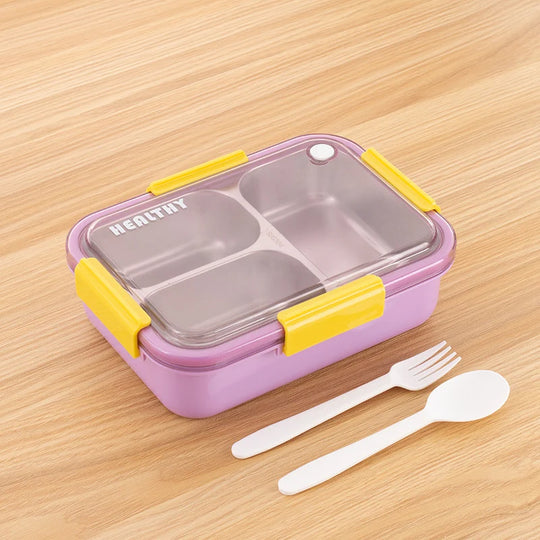 Boîte Repas Compartimentée Pratique - Idéale pour Boîte à Gouter et Boîte à Lunch 5
