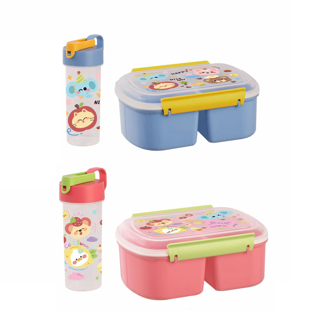 Boîte à Bento Multi-Compartiments Ludique pour Enfants et Adultes 3