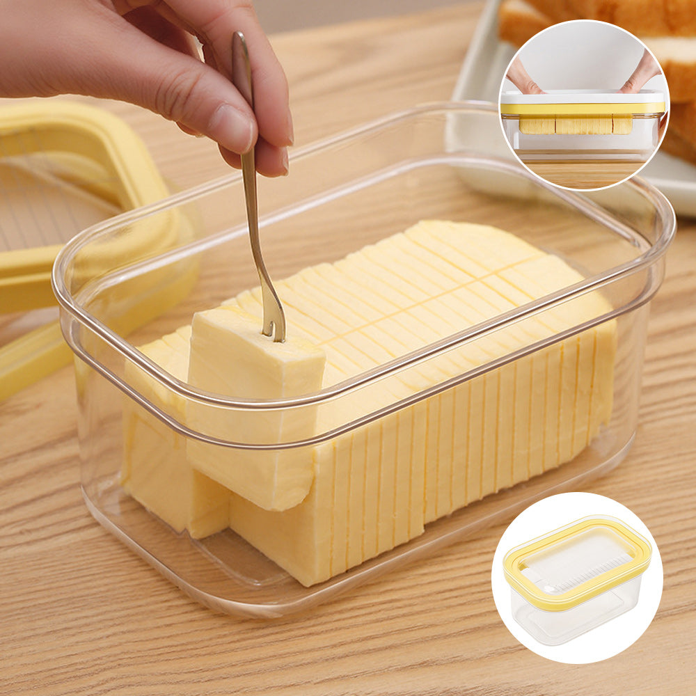 Boîte à Beurre Innovante avec Fonction de Coupe Compacte et Élégante 0