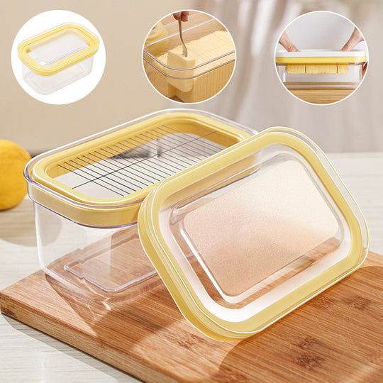 Boîte à Beurre Innovante avec Fonction de Coupe Compacte et Élégante 1