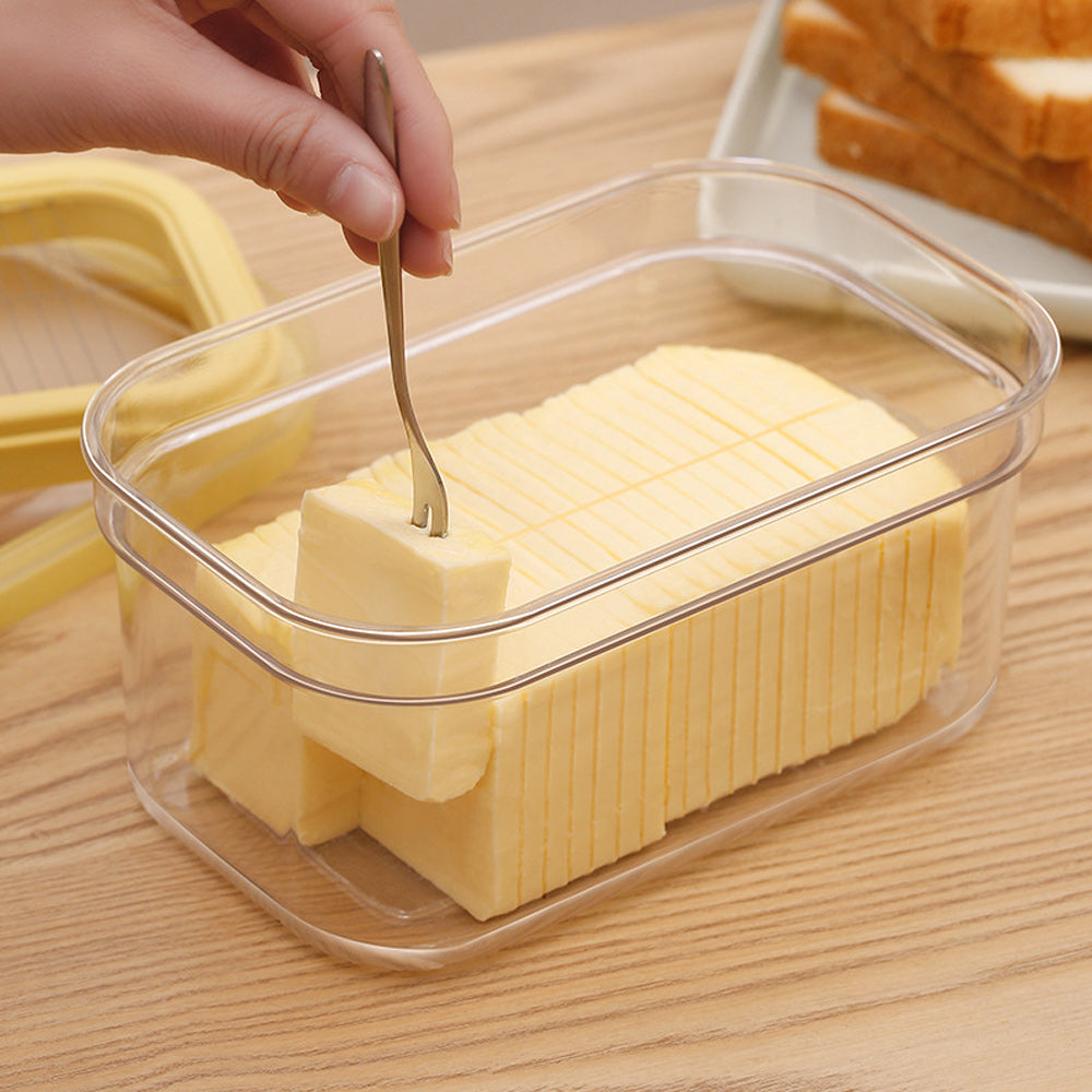 Boîte à Beurre Innovante avec Fonction de Coupe Compacte et Élégante 4