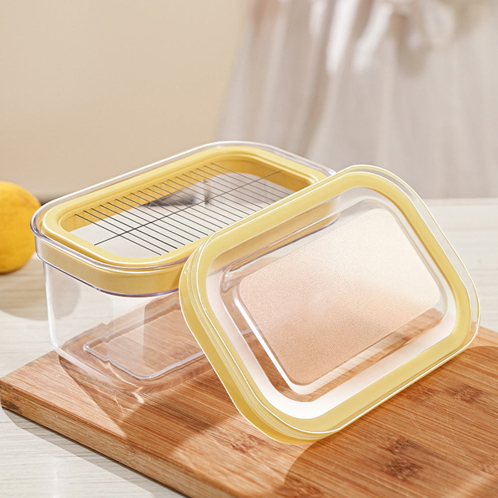 Boîte à Beurre Innovante avec Fonction de Coupe Compacte et Élégante 7