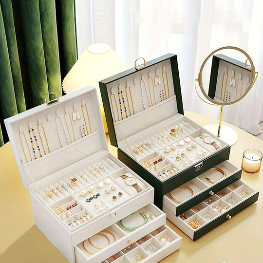 Boîte à Bijoux Élégante en Cuir 4