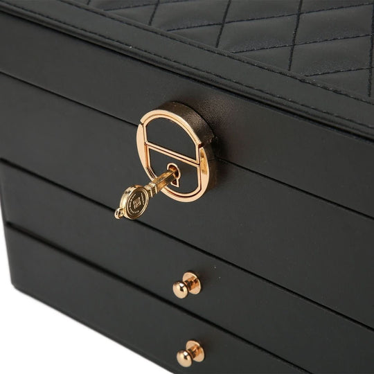 Boîte à Bijoux en Cuir Multicouche 5
