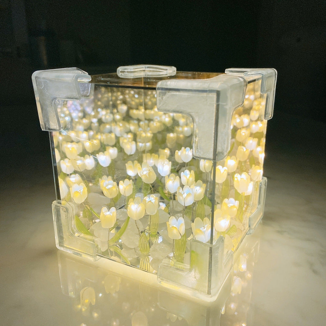 Boîte à Fleurs Lumineuse Tulipe 5