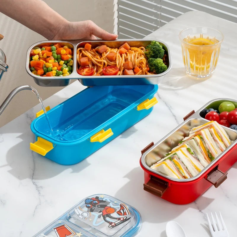 Boîte à Lunch Bento Amusante avec Compartiments Multiples pour Femmes et Hommes 3