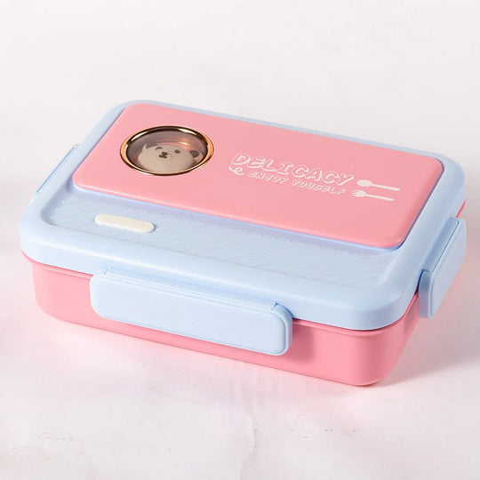 Boîte à Lunch Bento Multi-Compartiments Motif Animalier pour Femmes 8