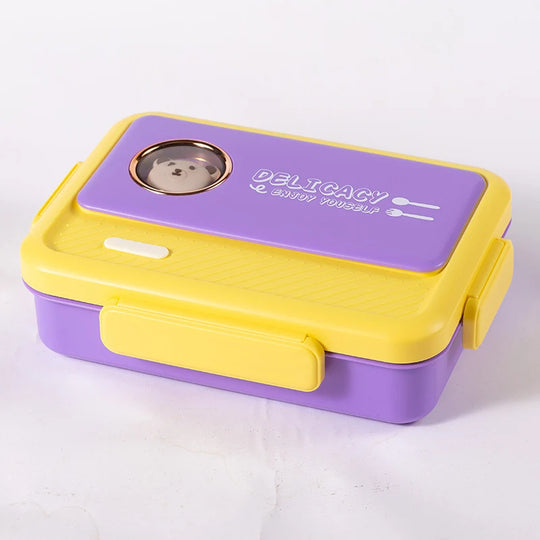 Boîte à Lunch Bento Multi-Compartiments Motif Animalier pour Femmes 9