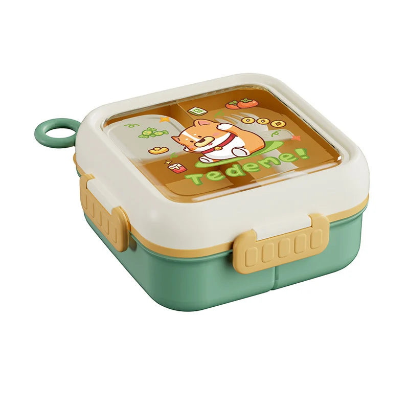 Boîte à Lunch Bento Multifonction Pour Enfants et Adultes avec Compartiments Amovibles 3