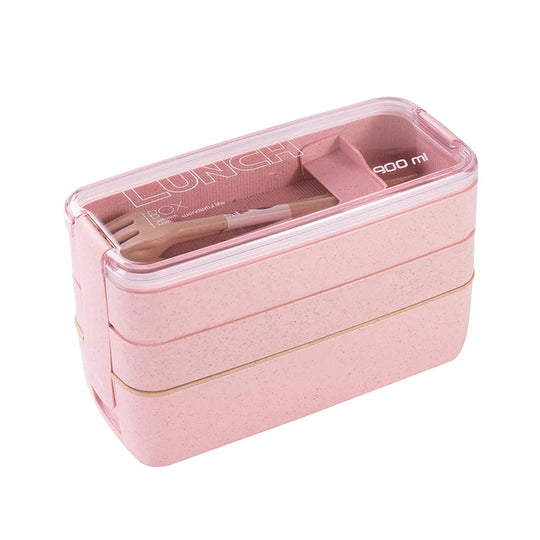 Boîte à Lunch Compacte Pratique pour Femmes et Hommes avec Fourchette Incluse 3