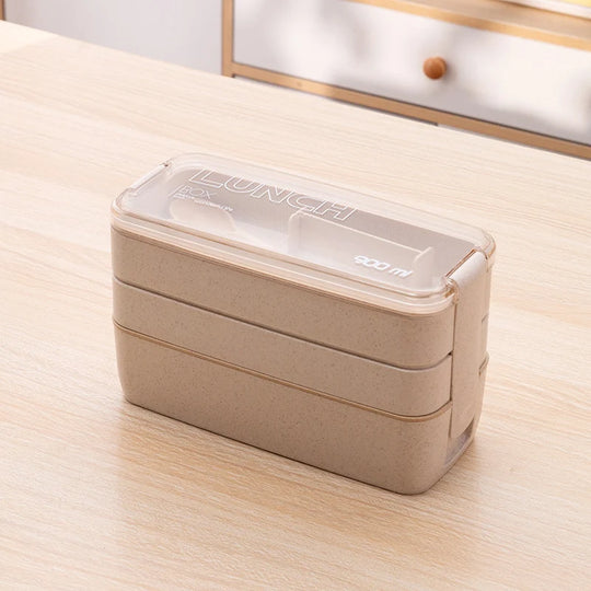 Boîte à Lunch Compacte Pratique pour Femmes et Hommes avec Fourchette Incluse 4