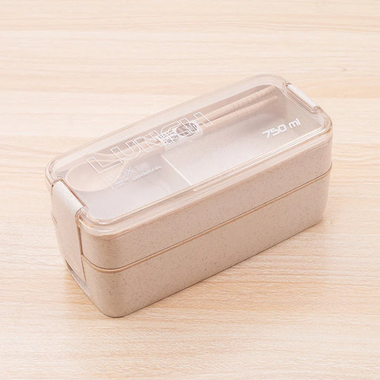 Boîte à Lunch Compacte Pratique pour Femmes et Hommes avec Fourchette Incluse 6