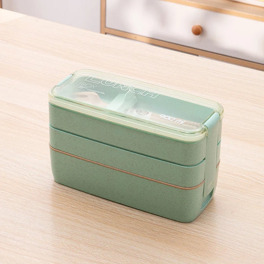 Boîte à Lunch Compacte Pratique pour Femmes et Hommes avec Fourchette Incluse 7
