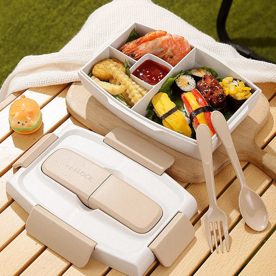 Boîte à Lunch Empilable avec Compartiments Séparés pour Hommes et Femmes 1