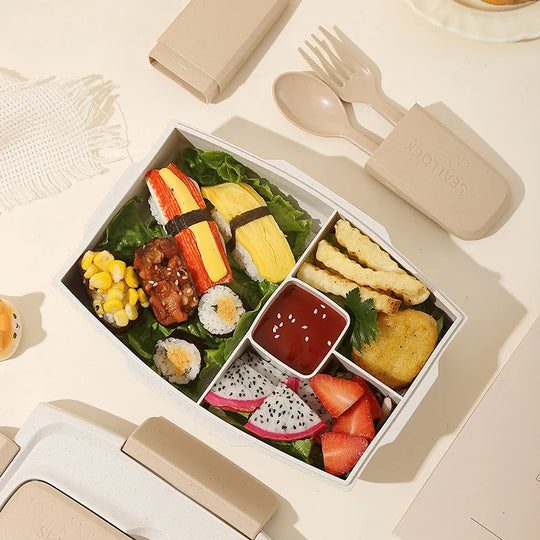 Boîte à Lunch Empilable avec Compartiments Séparés pour Hommes et Femmes 2