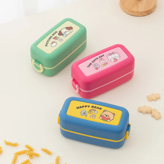 Boîte à Lunch Illustrée Pratique pour Femme 1