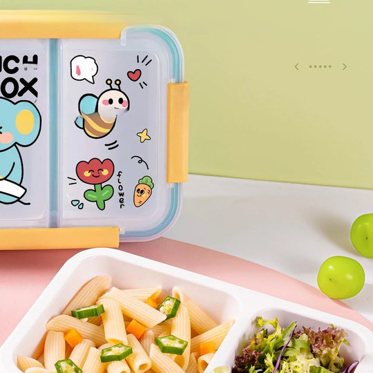 Boîte à Lunch Multi-Compartiments Thème Ludique Pour Enfants et Adultes 1