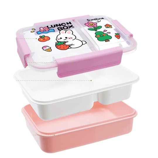 Boîte à Lunch Multi-Compartiments Thème Ludique Pour Enfants et Adultes 3