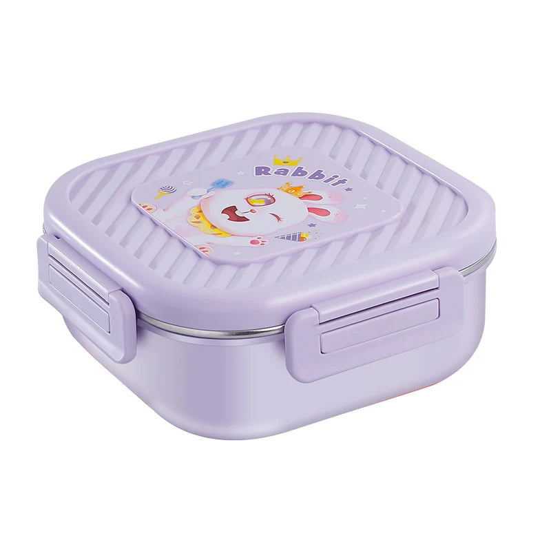 Boîte à Lunch Unisexe Design Animaux Coloré avec Compartiments 4