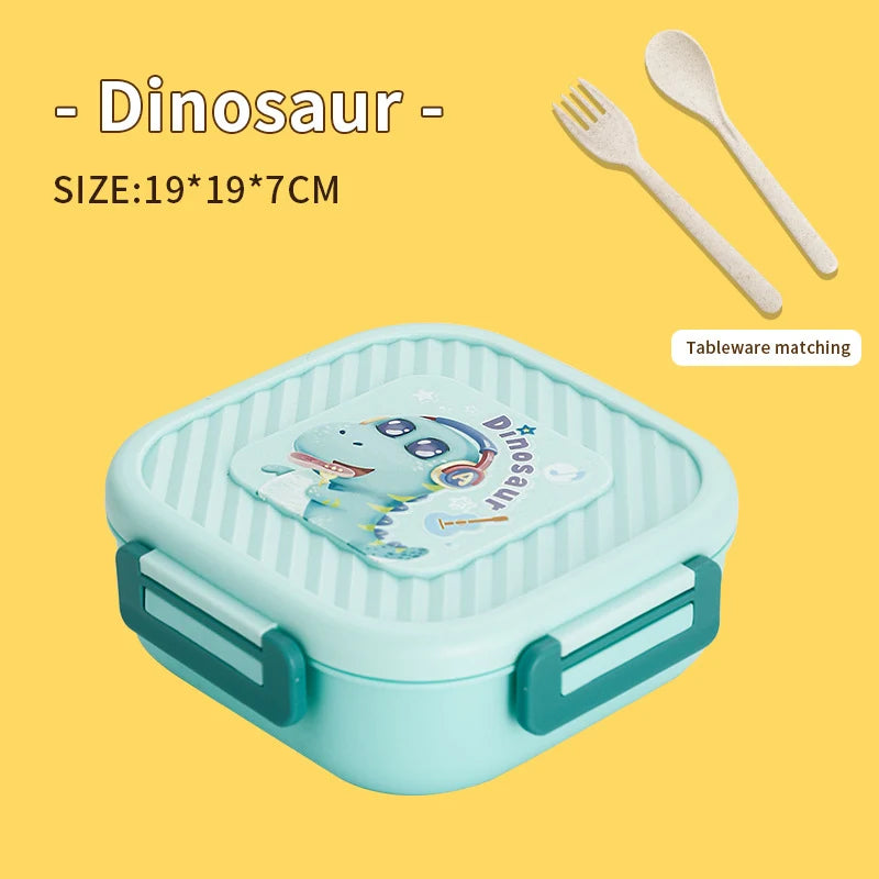 Boîte à Lunch Unisexe Design Animaux Coloré avec Compartiments 7