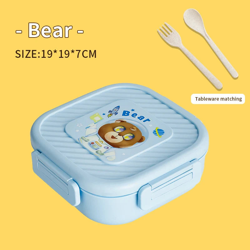 Boîte à Lunch Unisexe Design Animaux Coloré avec Compartiments 8