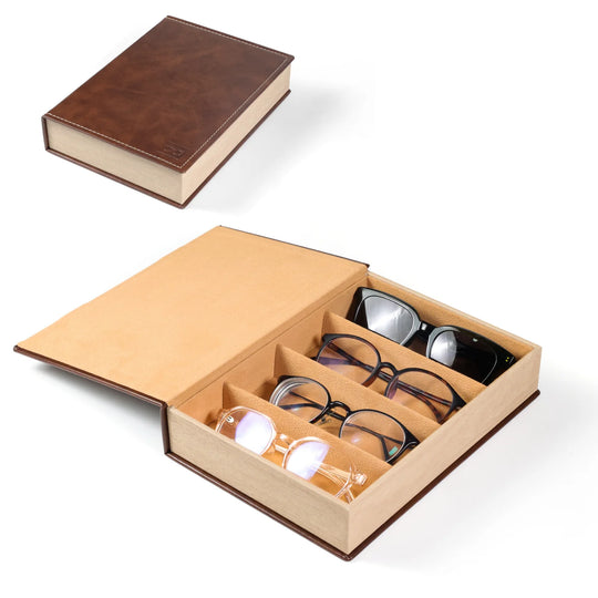 Boîte à Lunettes Compacte Unisexe avec Compartiments Séparés 2