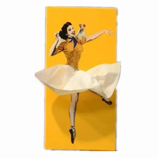 Boite à Mouchoirs Rétro Femme Décorative pour Intérieur 0