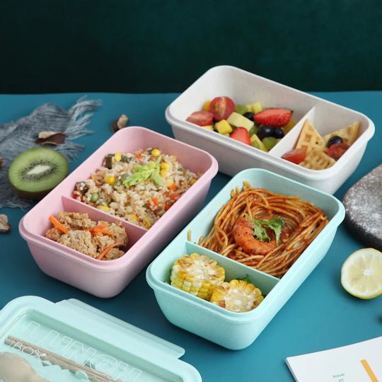 Boîte à Repas Multi-Compartiments Pratique et Écologique 1