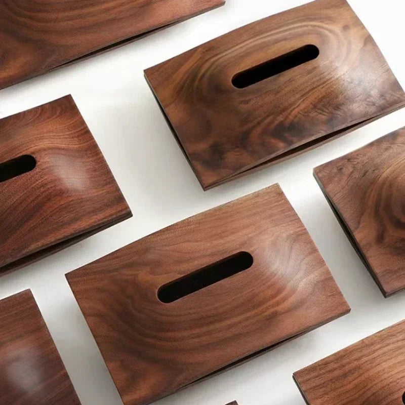 Boîte à Tissus en Bois Minimaliste pour Maison et Bureau 2
