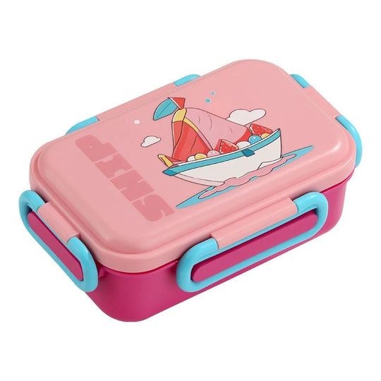 Boîte à lunch Bento avec couverts intégrés et design ludique 5