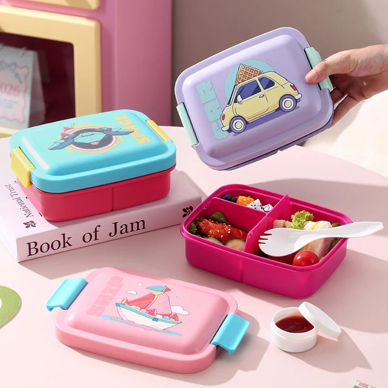 Boîte à lunch Bento créative à deux niveaux pour femmes et hommes 1
