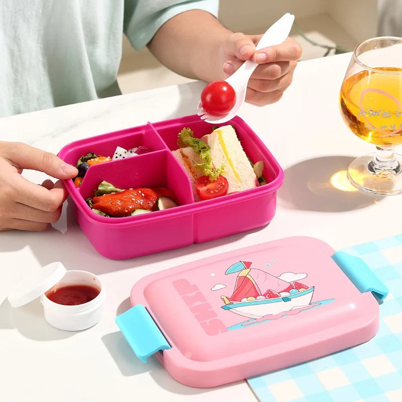 Boîte à lunch Bento créative à deux niveaux pour femmes et hommes 2