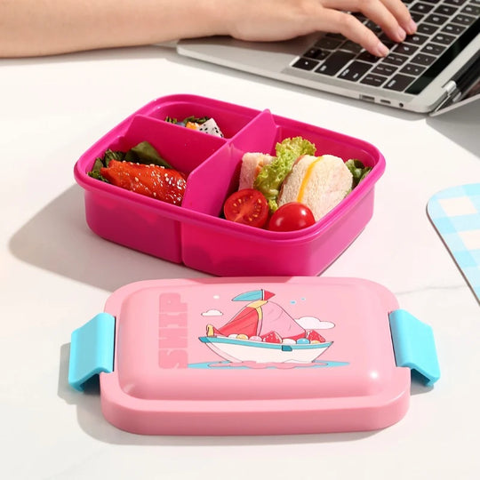 Boîte à lunch Bento créative à deux niveaux pour femmes et hommes 3