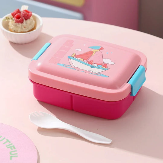 Boîte à lunch Bento créative à deux niveaux pour femmes et hommes 7
